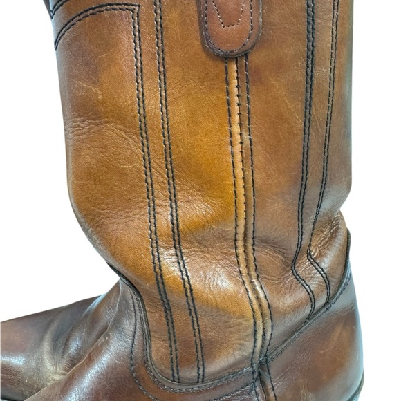 VTG Landis Biltrite Cowboy Boots- Men's 11.5-12 Leather Western - Picture 6 of 8
